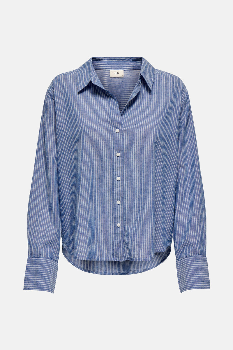 JDYMILA L/S LOOSE LINEN SHIRT WVN