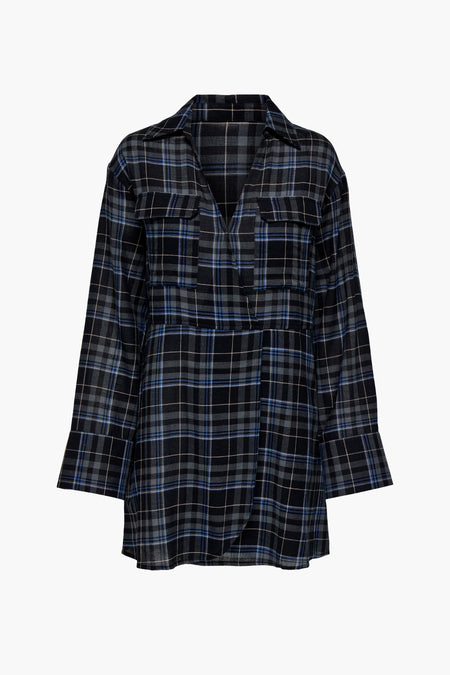 ONLKASI FAKE WRAP CHECK DRESS WVN