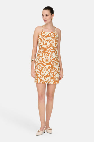 ONLJAKIRI LINEN STRAP DRESS PTM