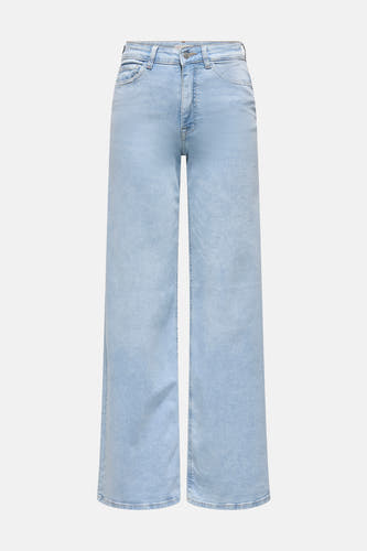 Jean en denim bleu clair large de JDY, uni et avec des jambes larges.