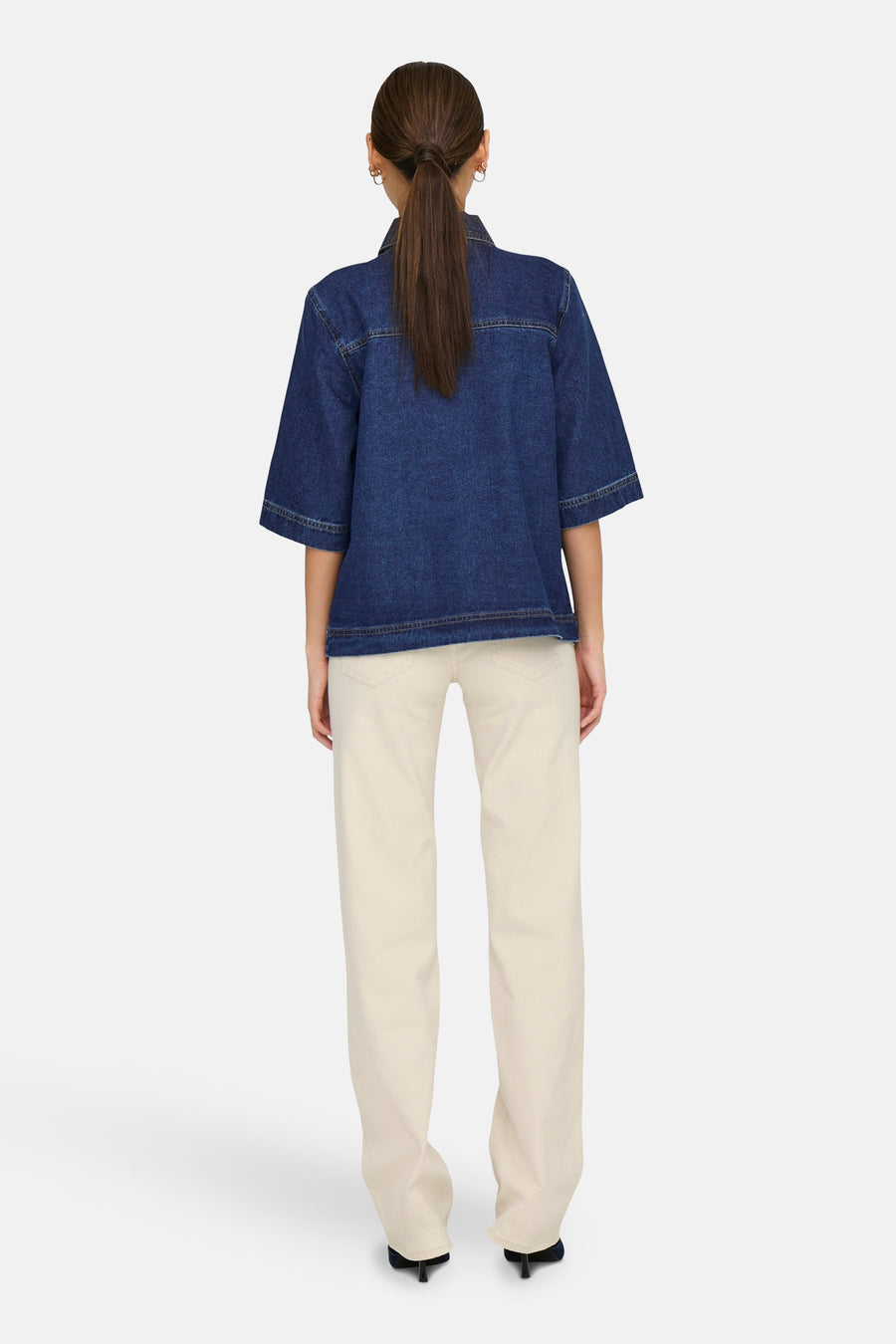 Chemise à manches courtes - dark blue denim - ONLY®