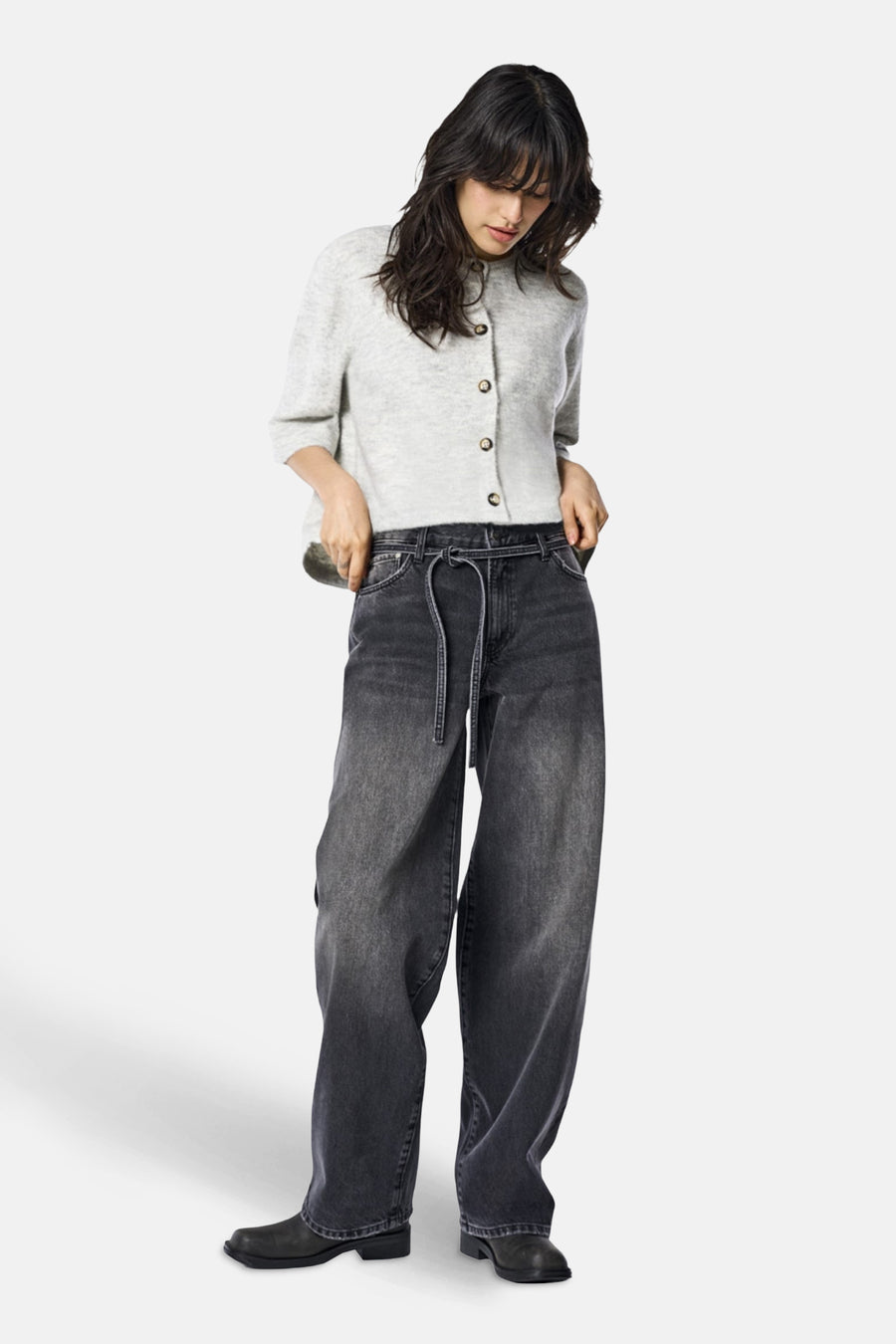 GIANNA - Dark grey denim - ONLY®