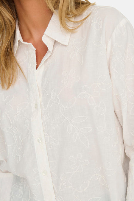 JDYSELMA 3/4 EMBROIDERY SHIRT WVN