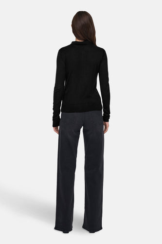 Polo à manches longues - noir - ONLY®