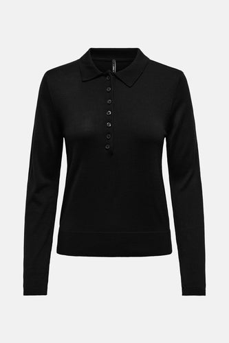 Polo à manches longues - noir - ONLY®