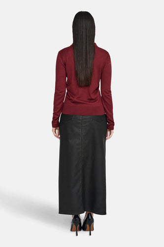 Polo à manches longues - rouge - ONLY®