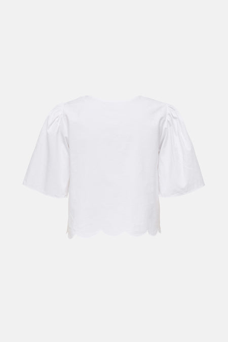 JDYALICE S/S TIE TOP WVN