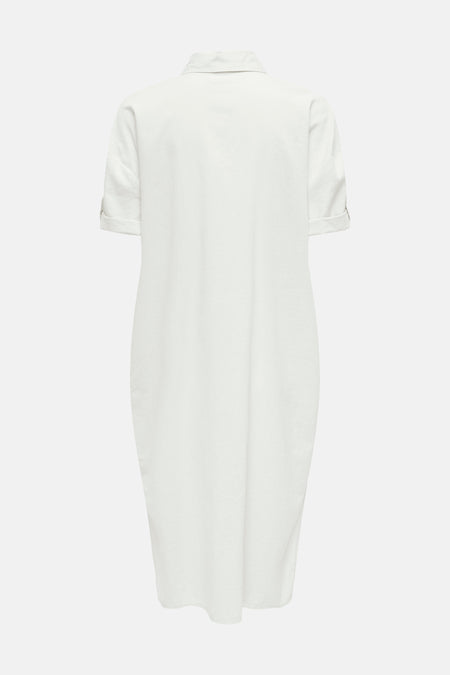 JDYMILA 2/4 LINEN MIDI DRESS WVN