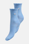 ONLDIANA HEART EMBROIDERED SOCKS 2-PACK