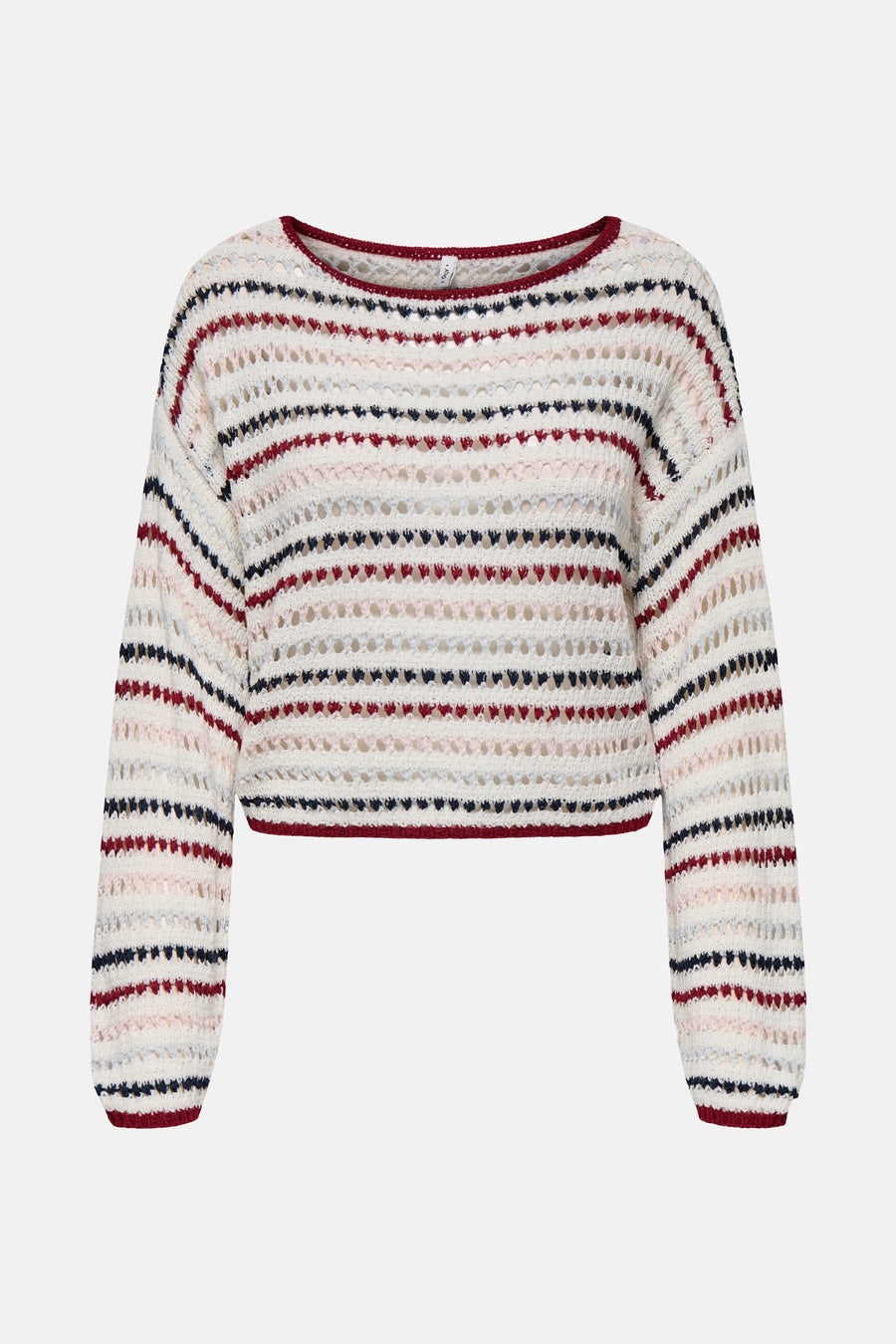 ONLGEENA LS SHORT STRIPE BOATNECK CC KNT