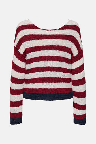 Pull à col en V - multicolore - ONLY®