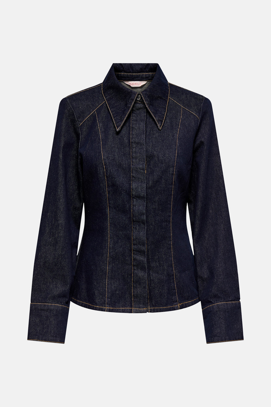 ONLGEMMA LS FITTED RINSE SHIRT DNM YOR - ONLY®