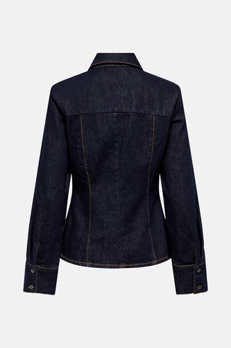 ONLGEMMA LS FITTED RINSE SHIRT DNM YOR
