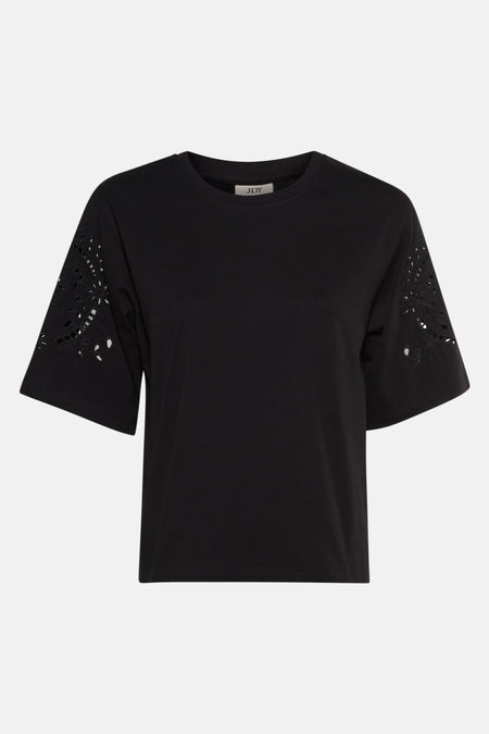 JDYRIO LIFE S/S EMB DETAIL TOP JRS