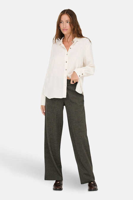 ONLDELL MW WIDE PULL-UP PANT TLR