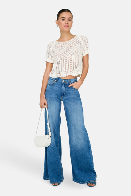 ONLNOLA LIFE S/S PULLOVER KNT NCA