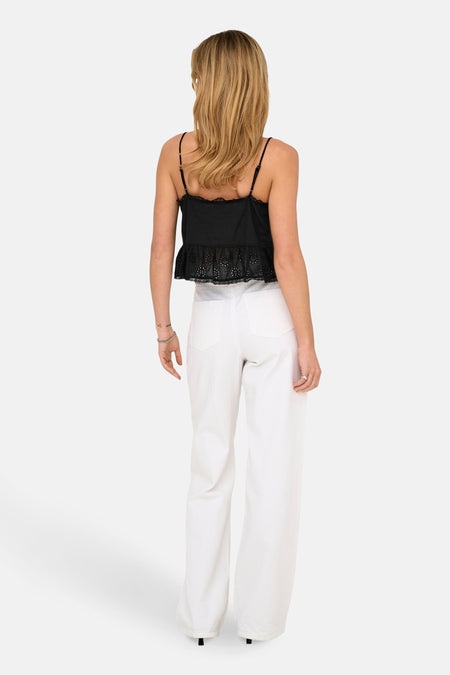 ONLJULANE STRAP EMB TOP WVN