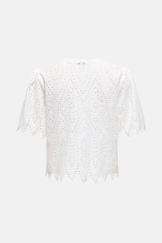 Blouse à manches courtes - blanc - ONLY®