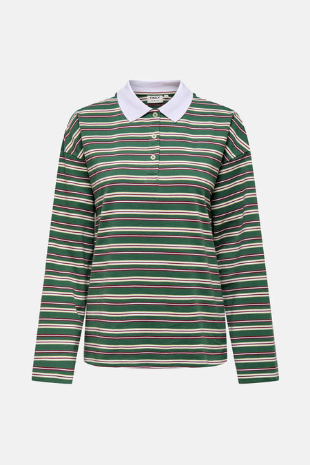 ONLLARA L/S STRIPE POLO UB SWT