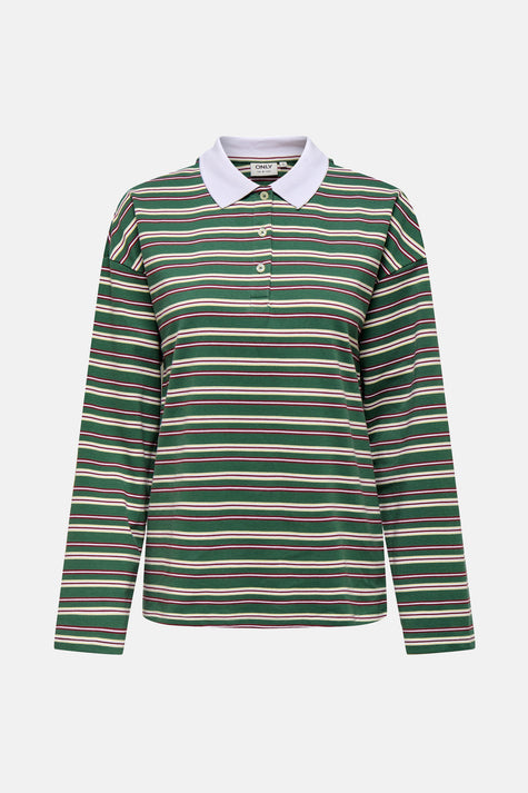 ONLLARA L/S STRIPE POLO UB SWT