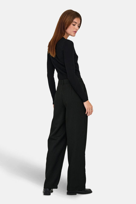 ONLREINA HW PLEAT STR PINS PANT TLR NOOS