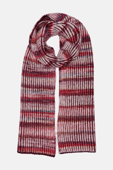 Écharpe d'hiver multicolore ONLY avec motif rayé et texture.