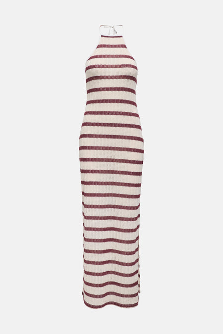 ONLHALIA HALTERNECK LONG DRESS BOX JRS