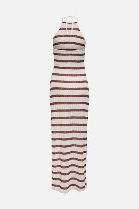 ONLHALIA HALTERNECK LONG DRESS BOX JRS