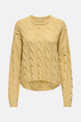 Pull à col rond - jaune - ONLY®