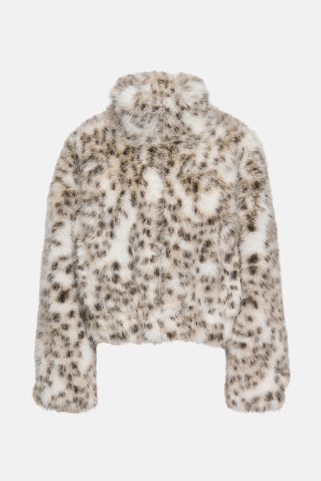 ONLJANIS LIFE FAUX FUR LEO JACKET CC OTW