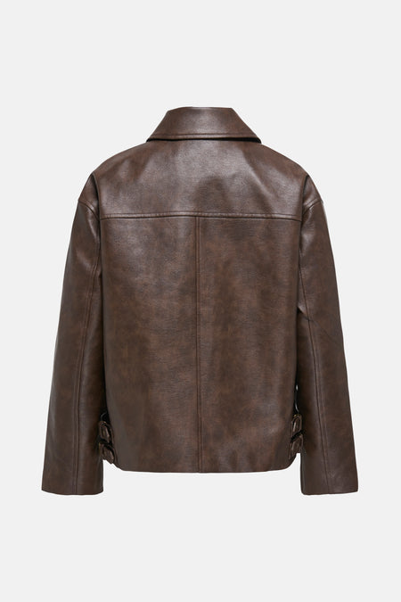 ONLJASMIN FAUX LEATHER JACKET CC OTW