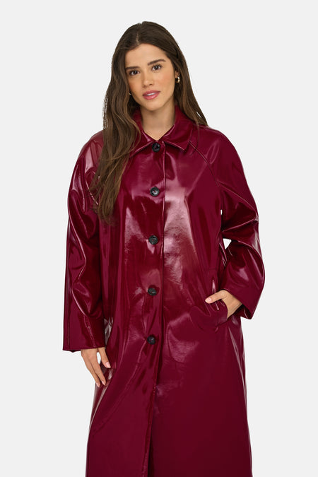 ONLJOY FAUX LEATHER COAT CC OTW