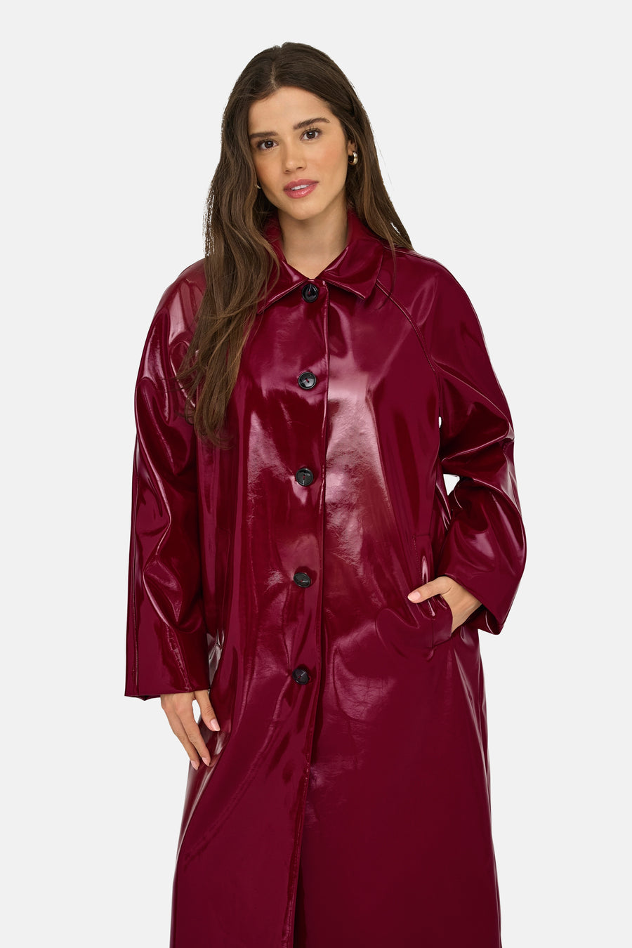 ONLJOY FAUX LEATHER COAT CC OTW