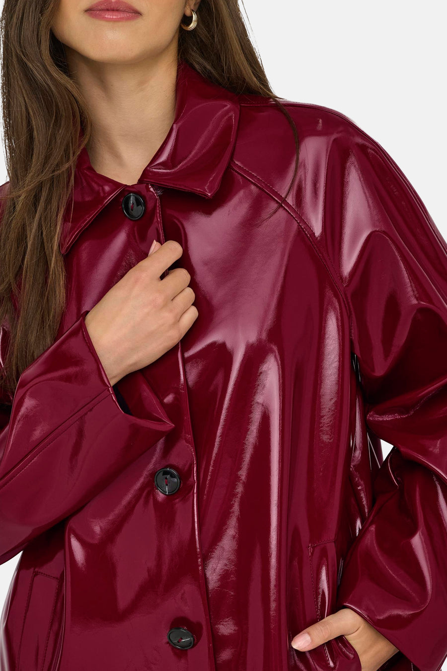 ONLJOY FAUX LEATHER COAT CC OTW