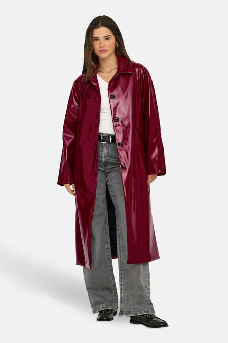 ONLJOY FAUX LEATHER COAT CC OTW