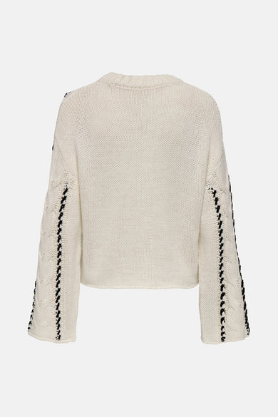 ONLTESSA LS CABEL STITCH O-NECK CC KNT