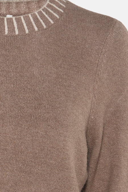 ONLFINA LS STITCH O-NECK CC KNT