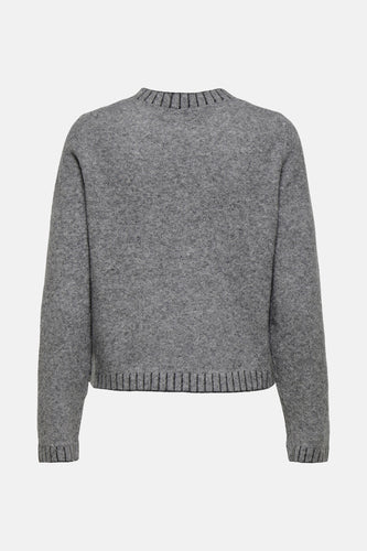 ONLFINA LS STITCH O-NECK CC KNT