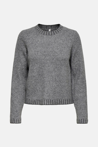 ONLFINA LS STITCH O-NECK CC KNT