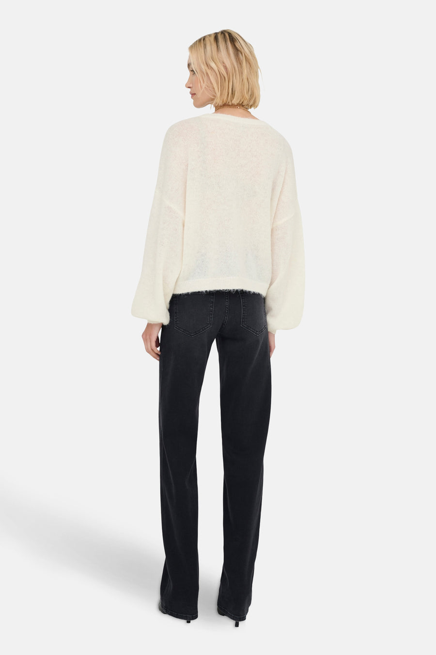 Pull à col rond - écru - ONLY®