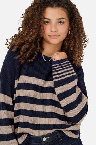 Pull à col rond - bleu - ONLY®