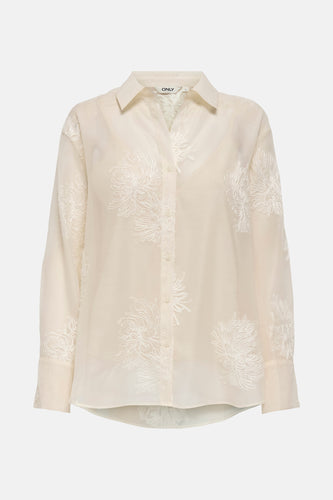 ONLOREGON ANNA LIFE LS EMB SHIRT WVN