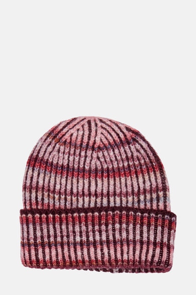 Casquette multicolore de ONLY, avec une texture en côtes fines rayées.