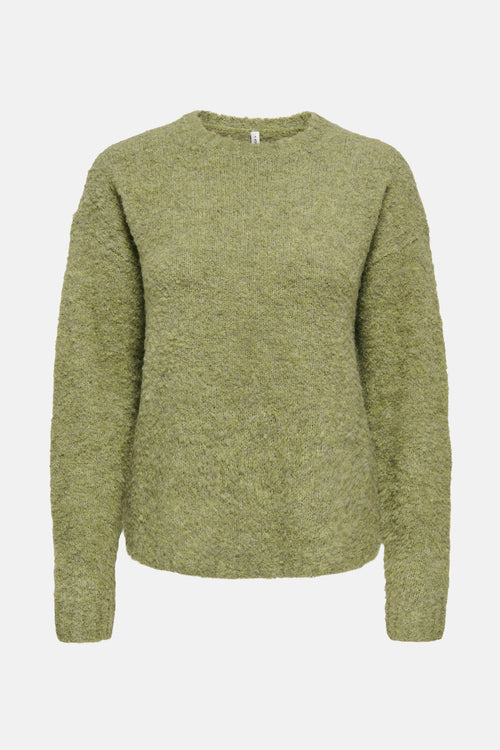 Pull à col rond - vert