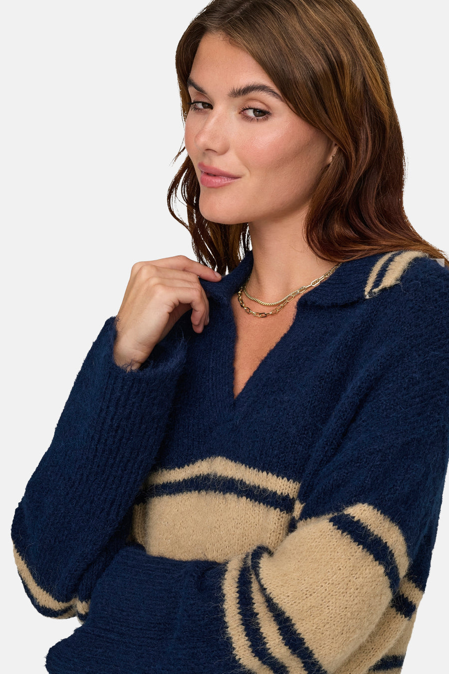 ONLMAGGIE LIFE LS POLO CC KNT