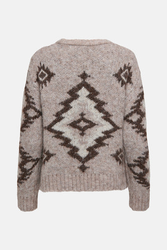 Pull à col rond - Multicolore - ONLY® - 7