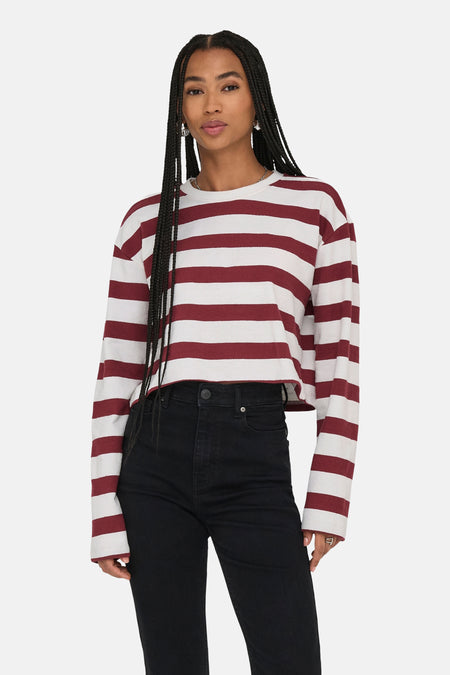 ONLELSA L/S O-NECK BOX UB SWT