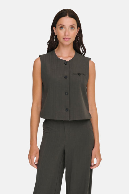ONLMATEO LIFE S/L STRIPE VEST CC TLR