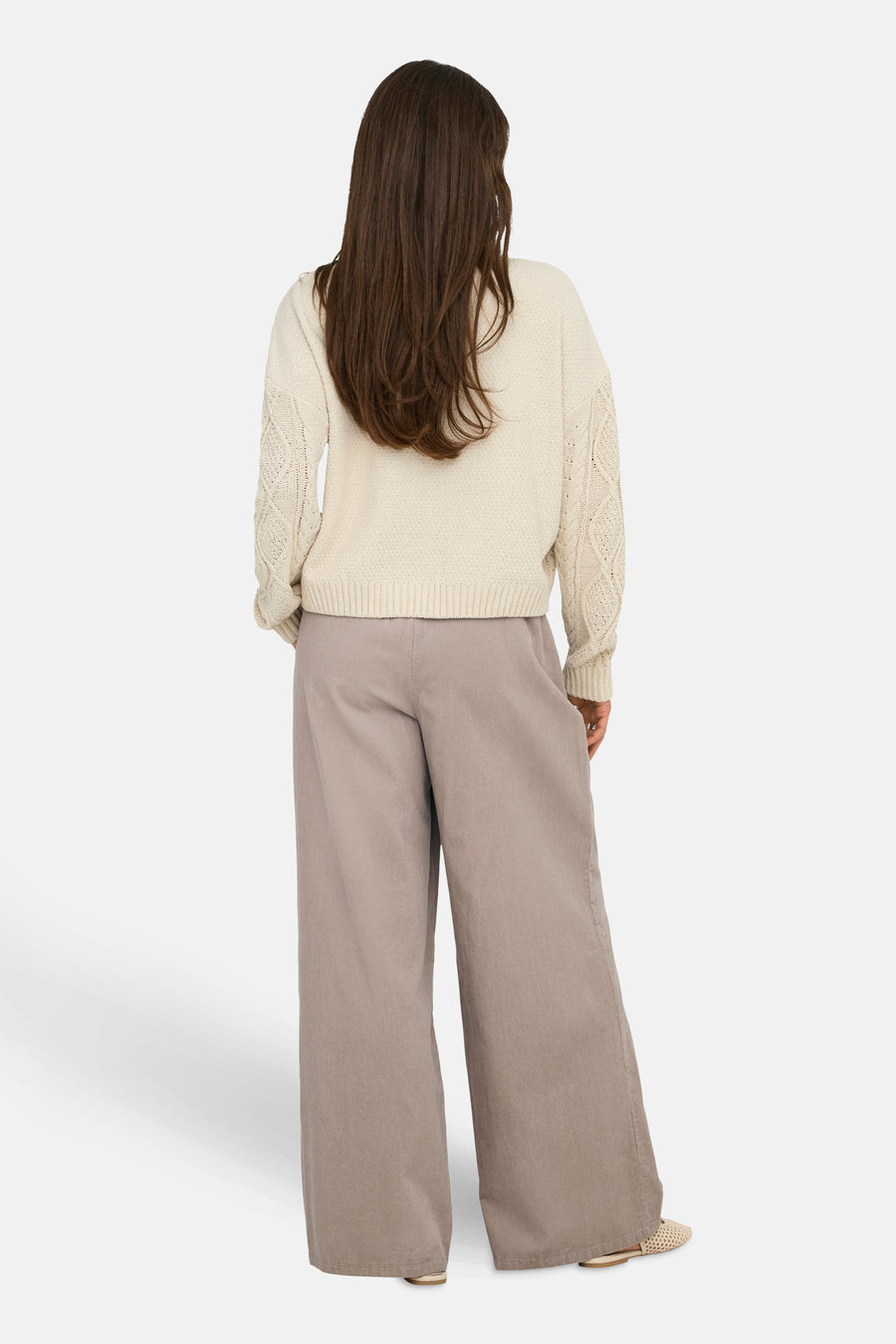 Pull col O Écru - ONLY® - ONLY®