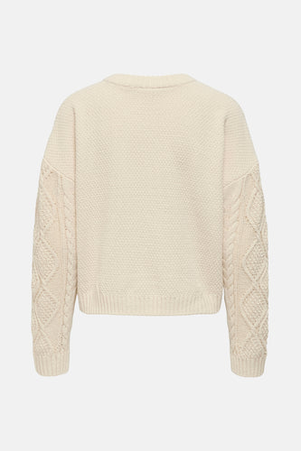 Pull col O Écru - ONLY® - ONLY®
